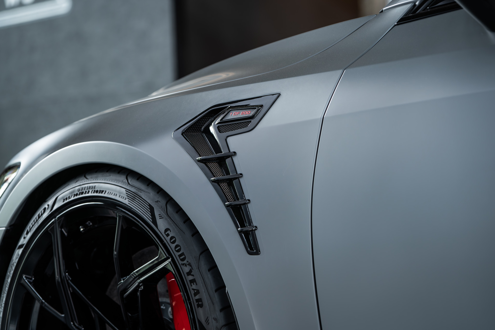 Close-up of wheel arch ventilation