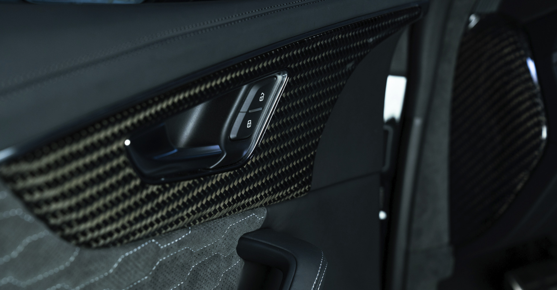 Close-up of door panel