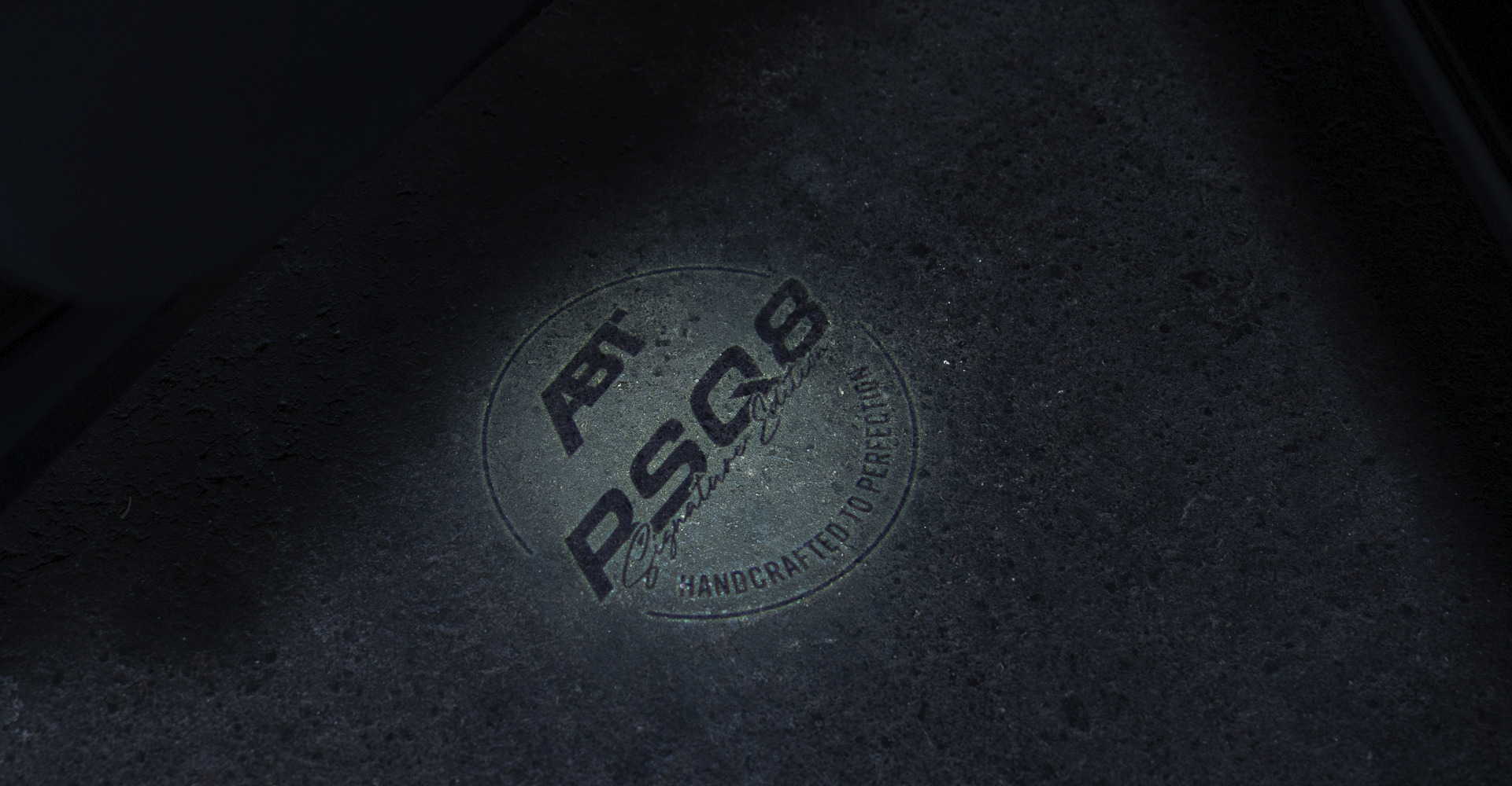 Close-up of door entrance lighting